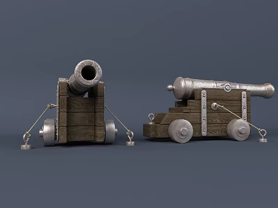 Chinese Cannon Ancient Cannon 3d model