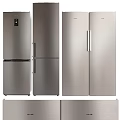 Stainless Steel Refrigerators Modern Kitchen Appliances With Double Door And Side By Side Design