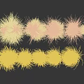 Green Grass Collection Featuring Various Shapes Different Sizes And Lush Foliage Arranged Neatly