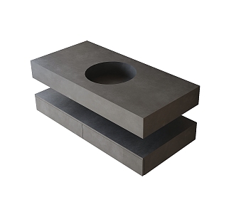 Modern stone sink 3d model