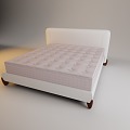 Modern Single Bed 3d model