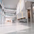 Modern Hotel Lobby Interior With Spacious Design Bright Lighting And Reception Desk