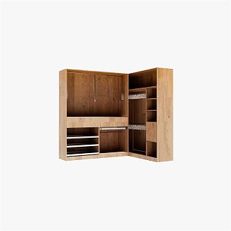 Modern wardrobe cabinet 3d model