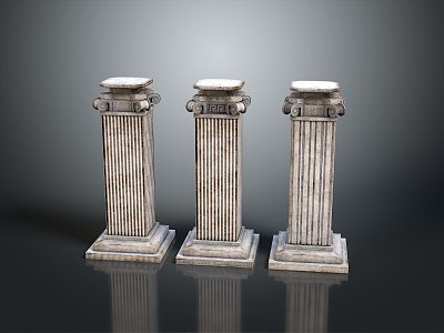 Columns Stone Columns Stone Columns Old Columns Roman Columns Roman Columns Classical Columns Greek Columns 3d model