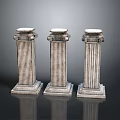 Columns Stone Columns Stone Columns Old Columns Roman Columns Roman Columns Classical Columns Greek Columns 3d model