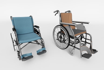 Modern Wheelchair 3d model