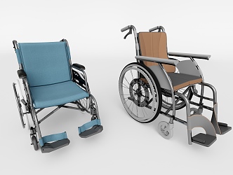 Modern Wheelchair 3d model