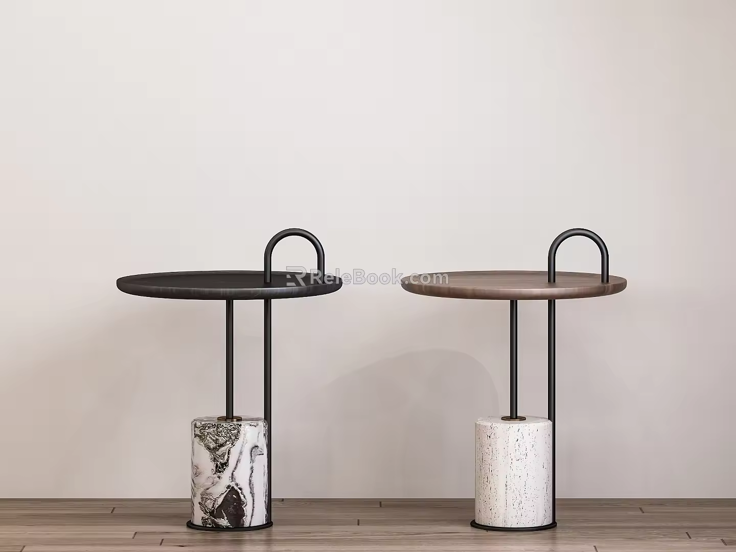 Simple Side Table Corner Table 3d model