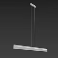 Modern Linear LED Ceiling Light With Slim Design For Contemporary Home Lighting 3d model