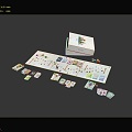 Modern Poker Poker Paper Poker 3d model