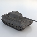 Tank Main Battle Tank Detective Tank Armored Vehicle Light Tank 3d model