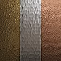 Durable High Quality Golden Textured Metal Panel With Hammered Surface For Interior Design 3d model