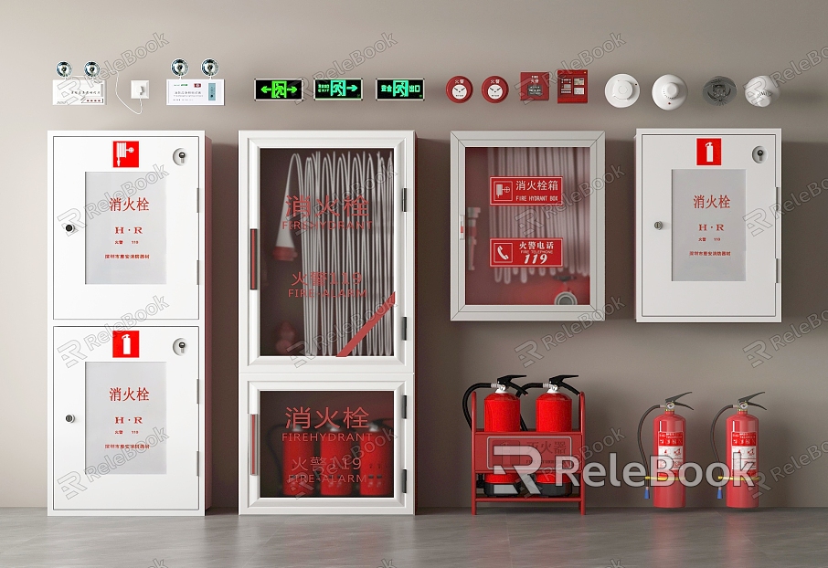 Fire hydrant fire extinguisher fire hydrant safety exit alarm fire emergency lighting model