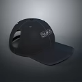 Stylish Black Cap With SYMBOL Logo For Daily Use And Casual Wear