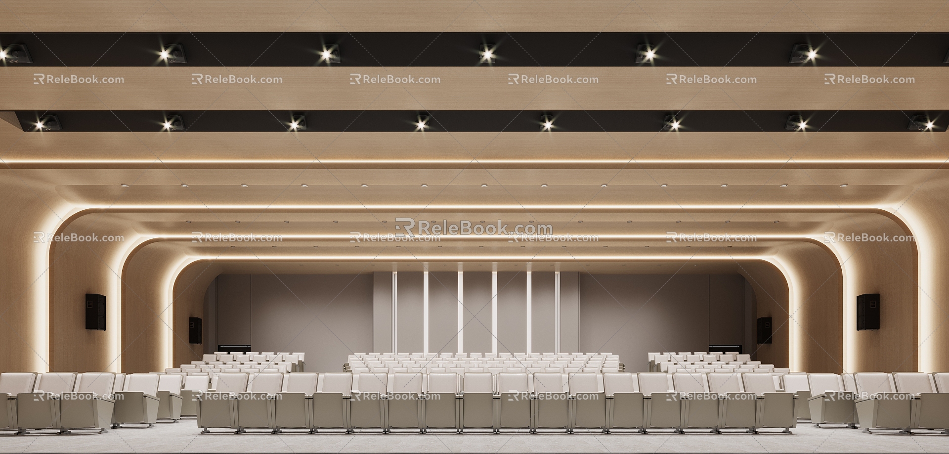 Modern Theatre Grand Theatre 3d model