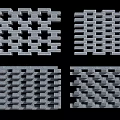 Modern Brick Partition Designs Featuring Various Hollow Patterns For Interior Decoration