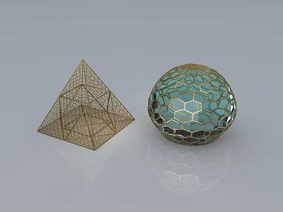 Light Luxury Ornaments 3d model Light Luxury Ornaments 3d model