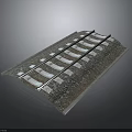 Detailed Railway Track Structure With Steel Rails Wooden Sleepers And Gravel Ballast