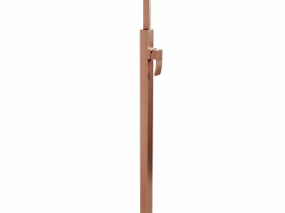 Elegant Modern Luxury Kitchen Faucet With Copper Finish And Single Handle 3d model