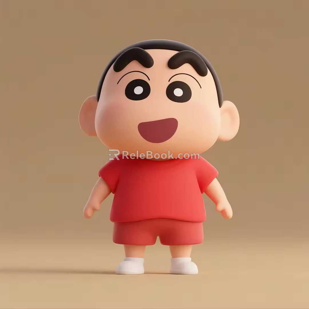 Crayon Shin-chan 3d model