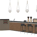 Modern Workbench Coffee Workbench 3d model