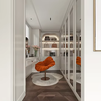French Cloakroom 3d model
