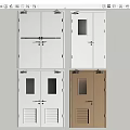 Various Interior Door Designs Featuring Glass Panels Double Leaf And Louvered Sections
