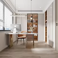 Modern study 3d model