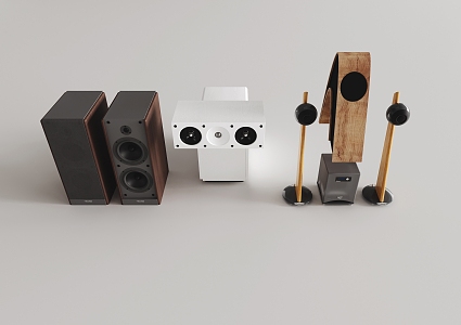 Audio Combination Home Theater Hanging Audio Low Cannon Sound Speaker 3d model