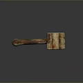 Hammer Warhammer Cartoon Hammer Magic Hammer Thor's Hammer Ancient Weapons Cold Weapons Medieval Items 3d model