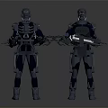 Modern Robot Warrior Robocop 3d model
