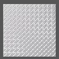 White Decorative Wall Paneling With Geometric 3D Pattern For Interior Design 3d model
