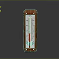 Thermometer Thermostat Game Item 3d model