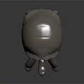 Detailed 3D Turtle Model With Open Mouth Textured Shell And Limbs