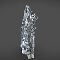 Stylish Black And White Hoodie With Graphic Text Patterns And Zip Front Design