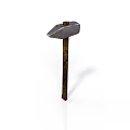 Practical Household Tool Classic Metal Hammer With Wooden Handle Design