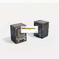 Antique Audio Old Objects 3d model
