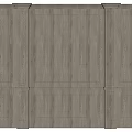 Elegant Wooden Wall Design With Decorative Panels And Textured Surface 3d model