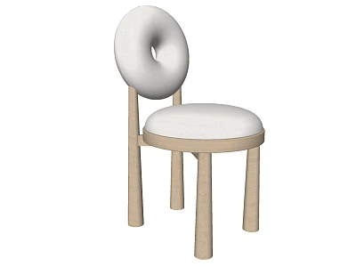 Nordic Leisure Chair Fabric Leisure Chair 3d model Nordic Leisure Chair Fabric Leisure Chair 3d model