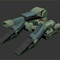 laser tower turret turntable sci-fi tower defense game tower defense sci-fi turret game turret game turret 3d model