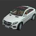 White Mercedes SUV With Panoramic Sunroof Brown Interior And Modern Design