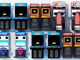 Modern Game Machine 3d model