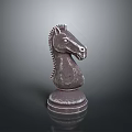 Decorative Metal Chess Knight Piece For Home Living Room Decoration