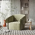 Modern single sofa 3d model