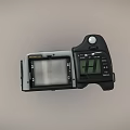 Professional Digital Camera Body Featuring Lens Mount Display Screen And Control Buttons 3d model