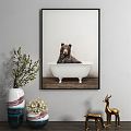 Modern Animal Painting Animal Decorative Painting 3d model