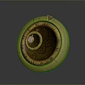 Medieval Shield Ancient Shield Defensive Weapon Ancient Shield Iron Shield Protective Shield Wooden Shield 3d model
