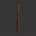 Wooden Decorative Columns With Various Heights And Classic Design Features