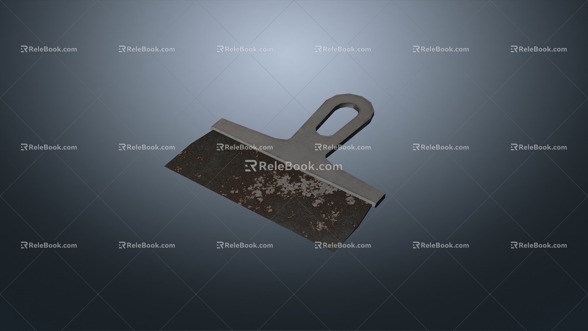 Modern shovel cement shovel shovel putty knife scraper tool hardware tools 3d model