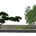 New Chinese landscape sketch 3d model